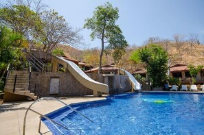 Outdoor pool, a heated pool - Large studio apartment with full kitchen Large communal pool (playa hermosa)