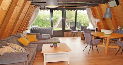 Zeltdachhaus - strandnah - mit Zaun - TV Schlafzimmer - - mit W-LAN