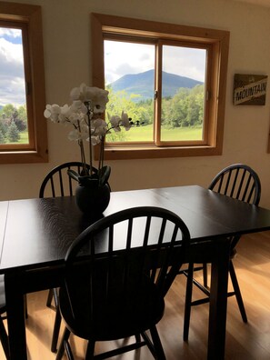 Views from the dining area