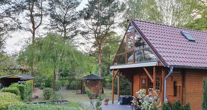 Cabane en rondins Canow avec bateau - cabane en rondins Canow