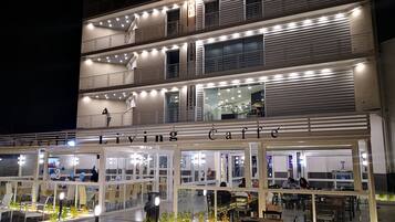 Front of property – evening/night