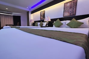 Executive-Doppelzimmer | Individuell dekoriert, Schreibtisch, kostenloses WLAN, Bettwäsche