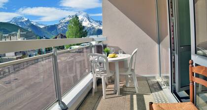 Zentrales Studio nahe Pisten - 6 Pers., Balkon, abgeschlossener Garage