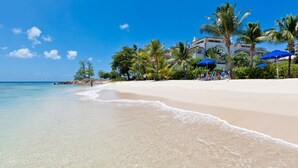 Accommodatie ligt op het strand