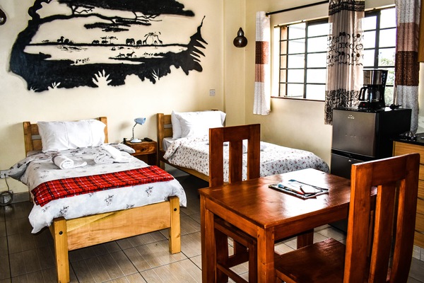 Suite monolocale Deluxe (2 Twin Beds) | Wi-Fi gratuito
