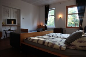 1 bedroom, desk, soundproofing, iron/ironing board