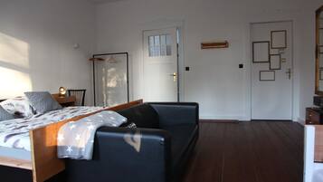 Desk, soundproofing, iron/ironing board, free cots/infant beds