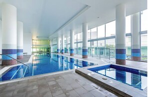 Indoor pool, outdoor pool