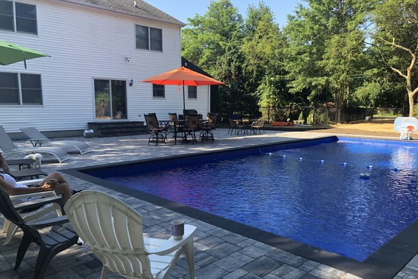 20' x 40' Heated Salt Water Pool. Ideal for Outdoor Entertaining.