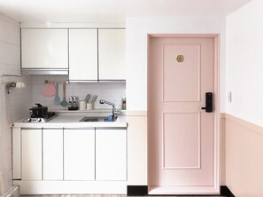 Microondas en la zona común