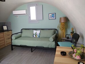 独立别墅, 3 间卧室, 海景 | 起居区 | 平板电视