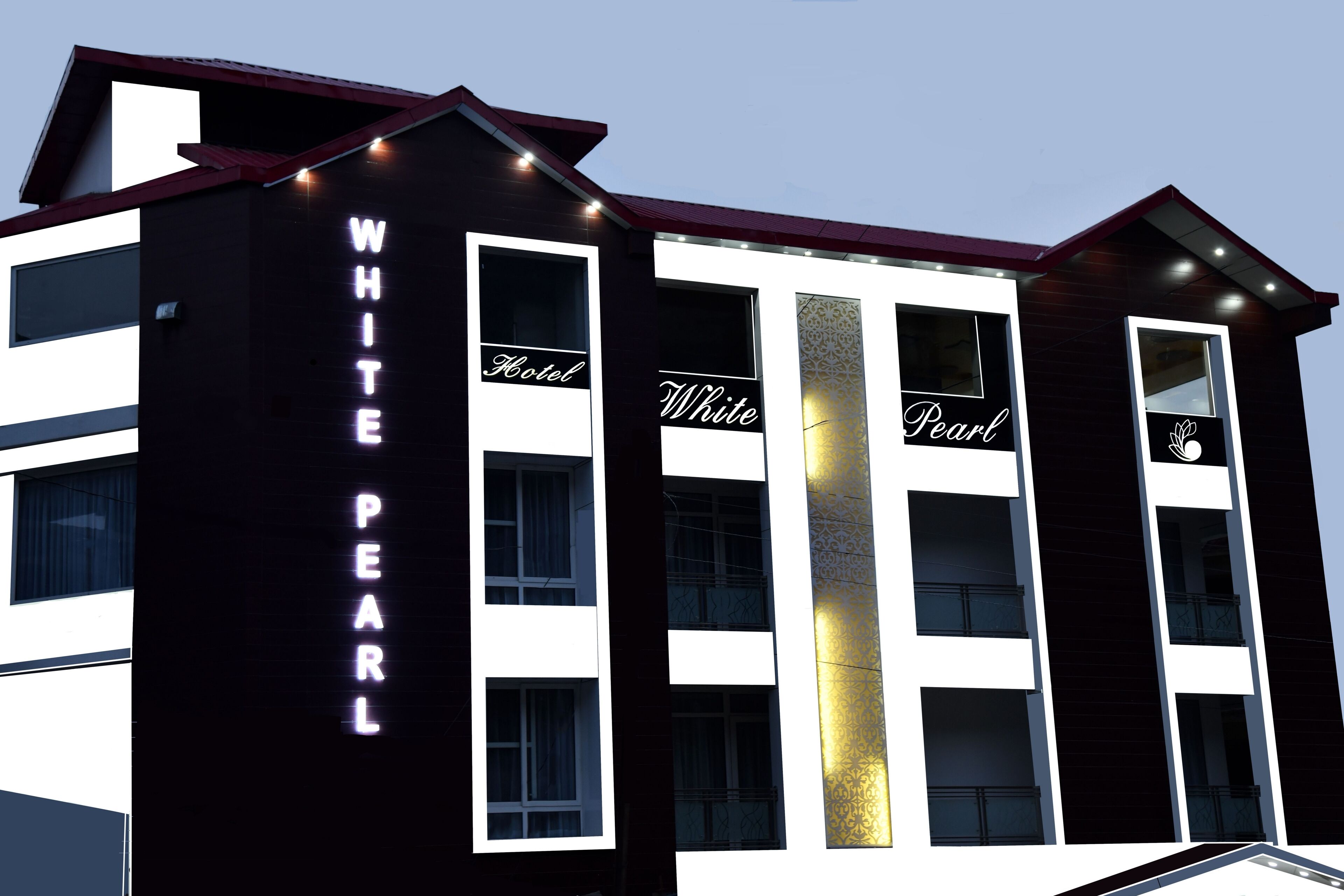 Front of property – evening/night