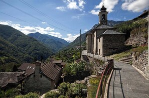 Blick von der Unterkunft