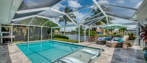 Una piscina climatizada