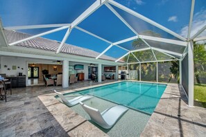 Una piscina climatizada