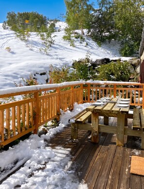 Terrace - Homerez - Apt. Mountain View - Les Deux Alpes (Les Deux Alpes)