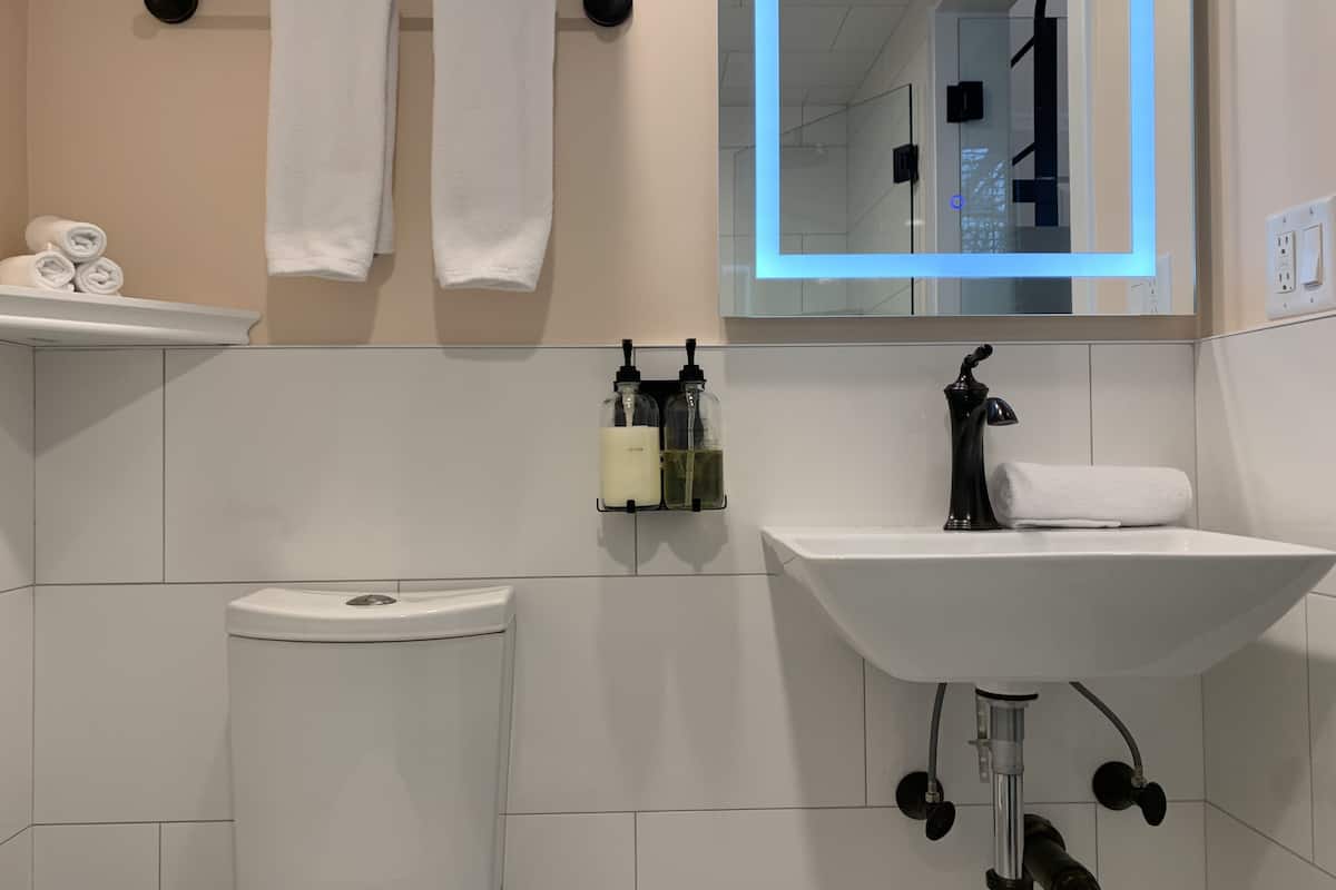 standard room (king quarters with full loft) | bathroom sink