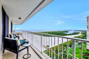 Condo, Multiple Beds (Beachfront condo with panoramic ocean) | Balcony