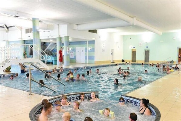 Indoor pool, a heated pool
