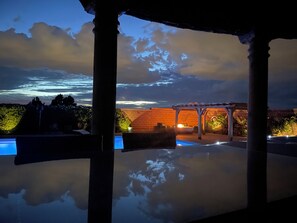 Outdoor pool, a heated pool - Beautiful Custom Tuscan 3,000 Sq/ft Home W/Pool (Albuquerque)