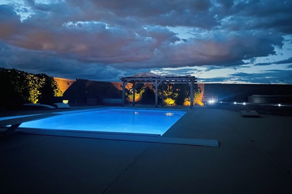 Udendørs pool, opvarmet pool