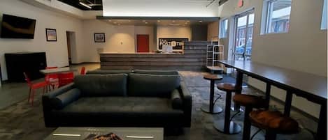 Sala de estar en el lobby