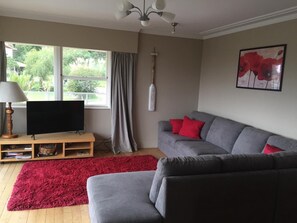 TV connectée, lecteur de DVD, table de tennis de table