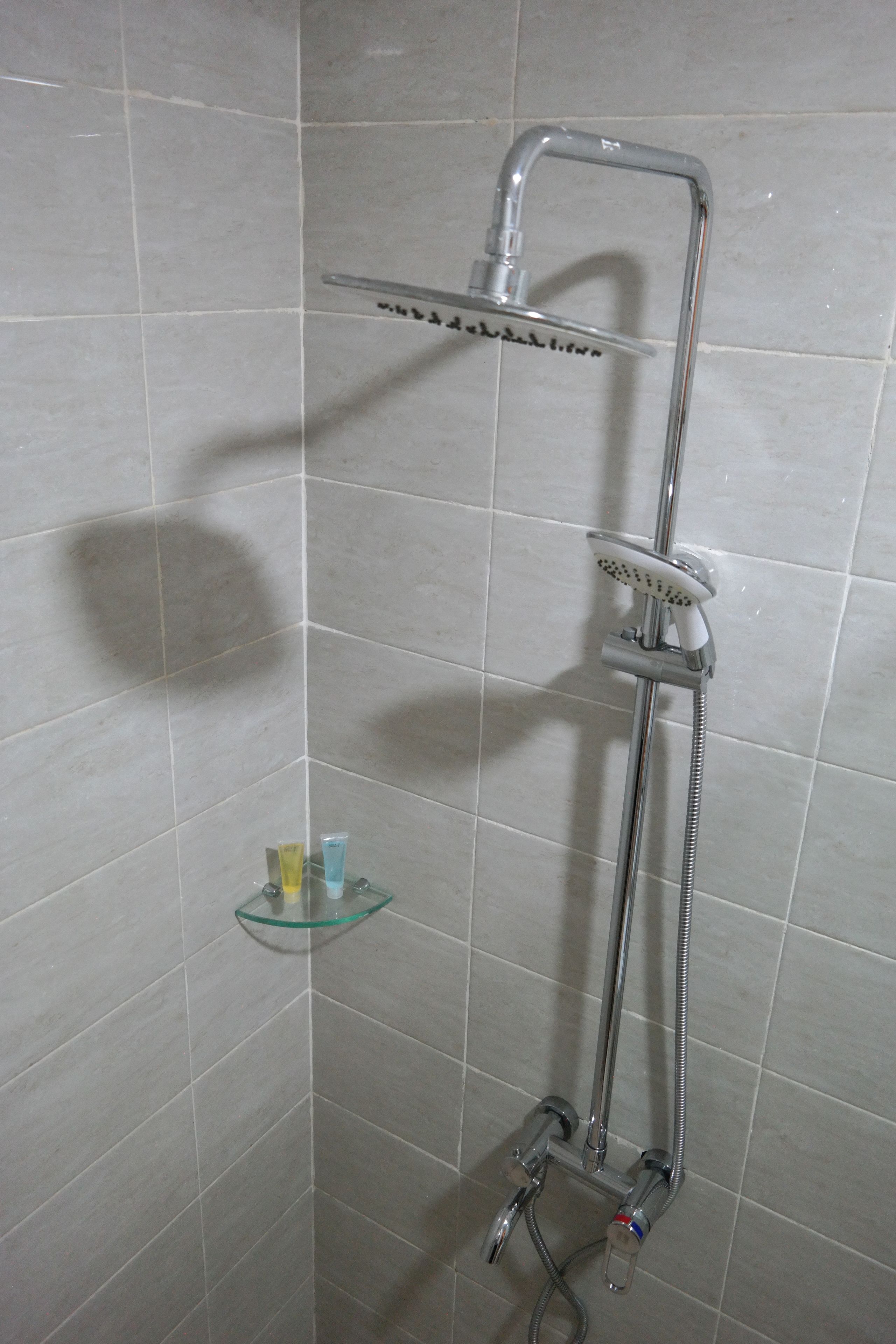 Dusj på badet