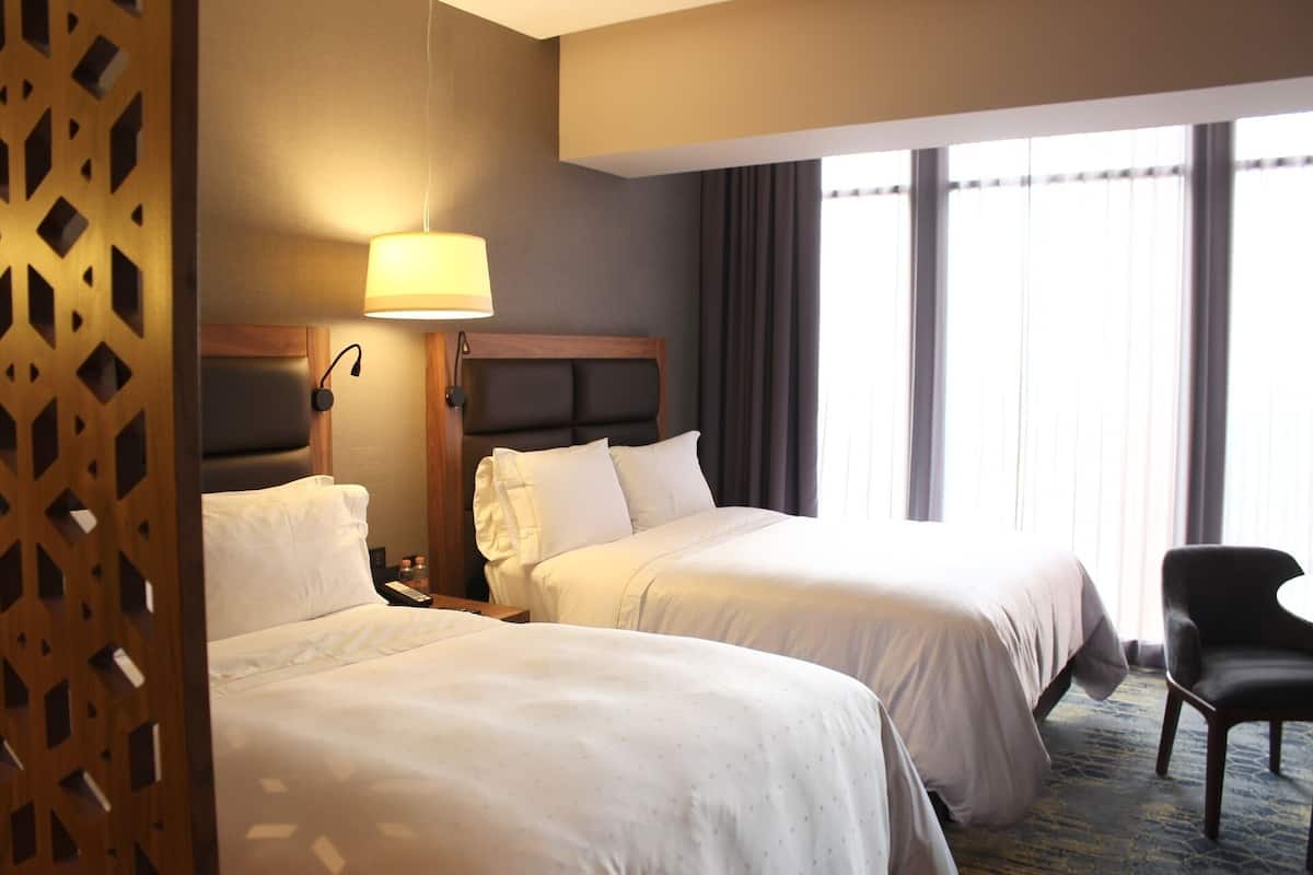 Premium bedding, down duvets, pillow-top beds, minibar