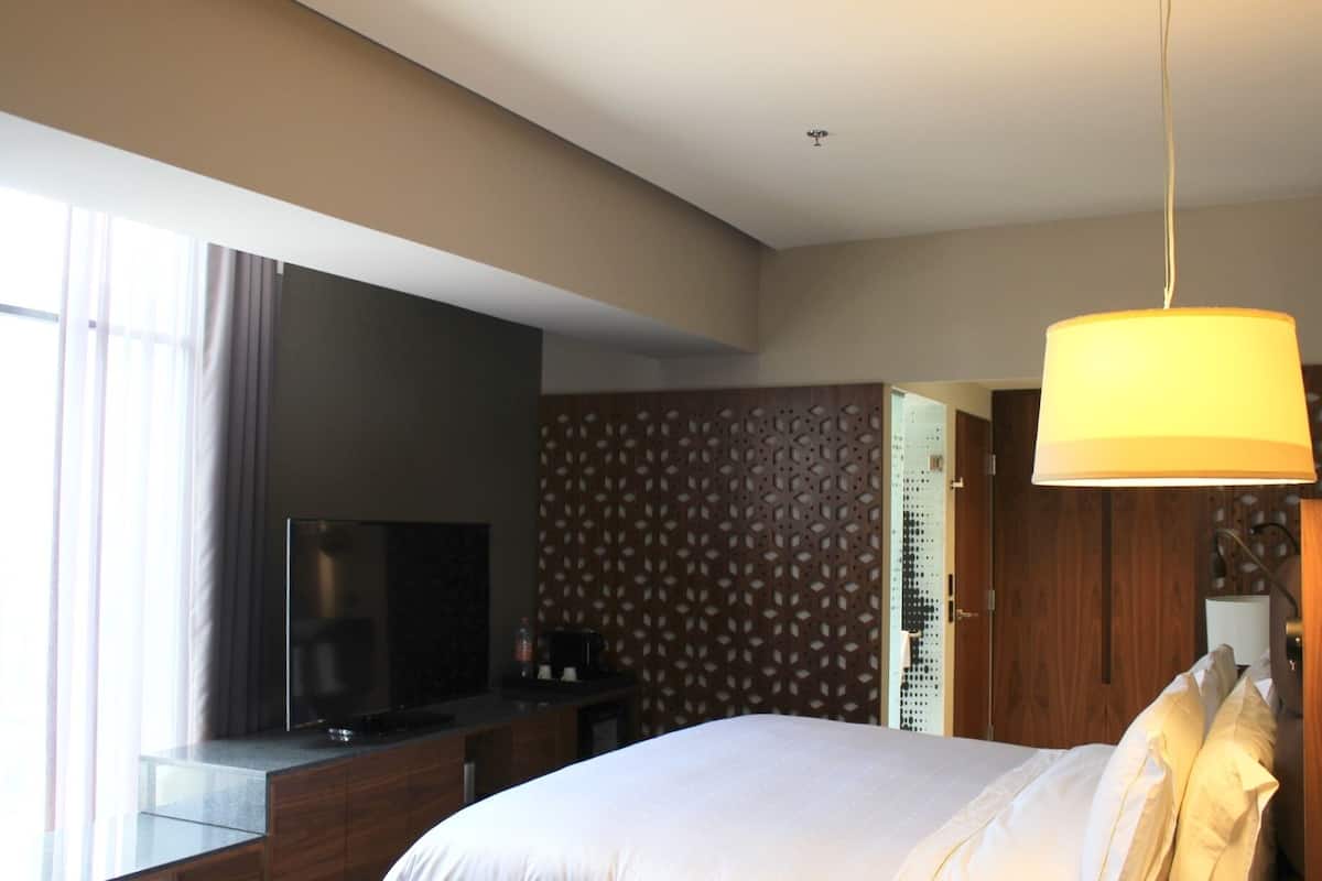 Premium bedding, down duvets, pillow-top beds, minibar