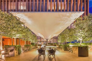 Rooftop bar, alfresco dining, open daily