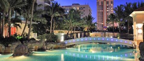 屋内プール、屋外プール