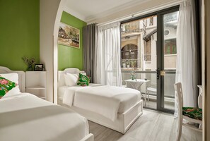 豪華三人房 | 陽台景觀