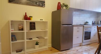 Fantastic location, only a short walk to Jetty Rd or hop on a tram to the city.