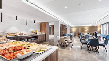 Daily buffet breakfast (EUR 13 per person)