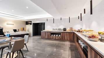 Daily buffet breakfast (EUR 13 per person)
