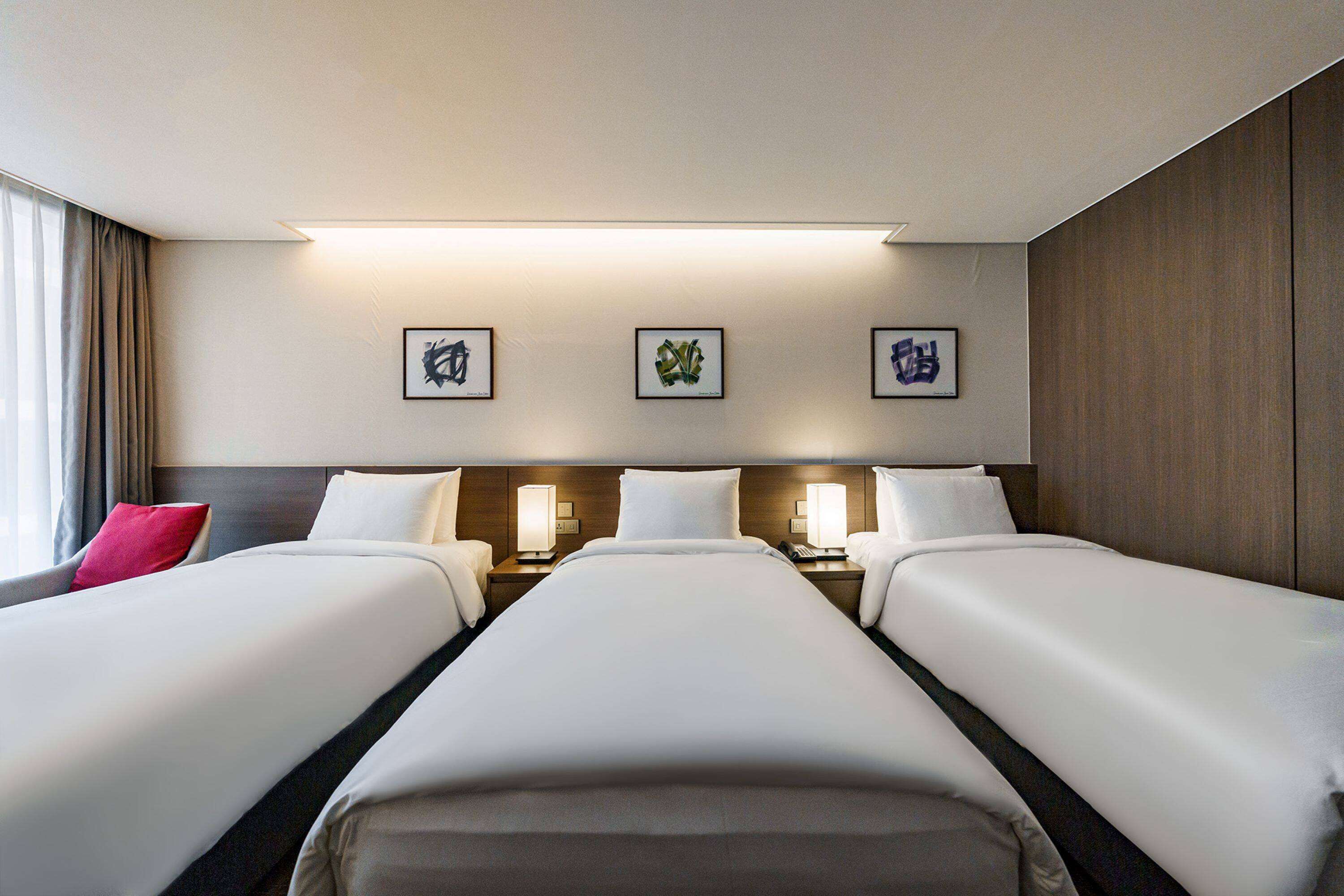 스튜디오, 싱글침대 3개, 금연 | 객실 내 금고, 책상, 노트북 작업 공간, 무료 WiFi