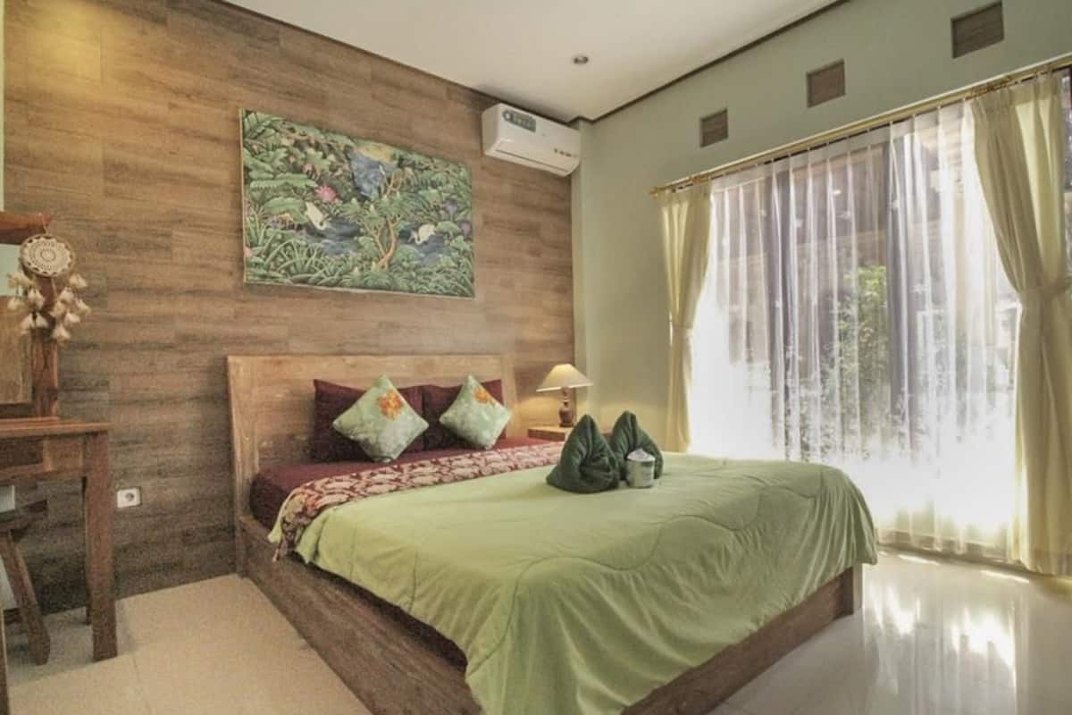 Chambre Double Deluxe, vue jardin | Bureau, Wi-Fi gratuit