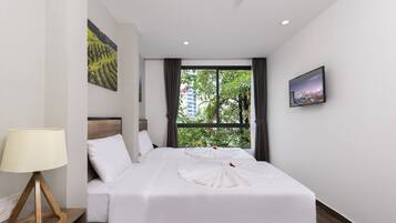 Premier-Doppel- oder -Zweibettzimmer, Stadtblick