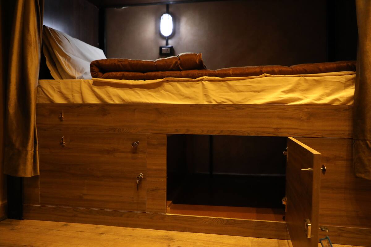 Blackout curtains, soundproofing, free WiFi, bed sheets