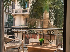 Balcony - Holy Sheet Hostel (Cairo)