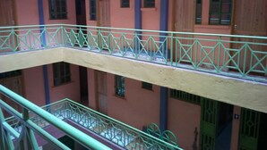 A multi-level building with balconies and railings. - Bongo Restaurant & Hotel (Nairobi)