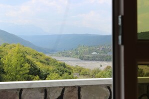 Uitzicht vanuit de kamer