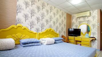 Phòng 4 Tiêu chuẩn | Truy cập Internet không dây miễn phí, bộ trải giường