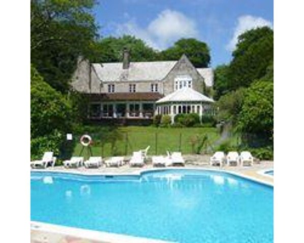 Ferienhütte, Gemeinschaftsbad, Gartenblick (Villa 7) | Aussenbereich