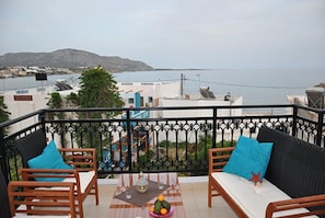 Appartement, 3 chambres, vue mer | Vue de la chambre