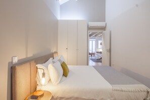 2 bedrooms, blackout drapes, iron/ironing board, WiFi