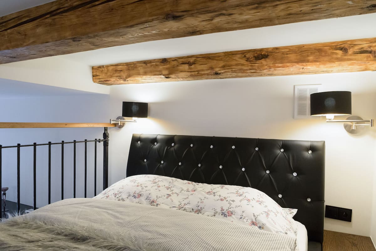 Apartment (7/1A) | 2 Schlafzimmer, Bügeleisen/Bügelbrett, Babybetten, kostenloses WLAN