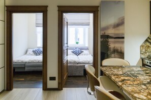 Apartment (7/1) | 2 Schlafzimmer, Bügeleisen/Bügelbrett, Babybetten, kostenloses WLAN