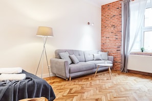 City Apartment (11/5) | Living area - Modern Apartments (Kraków)